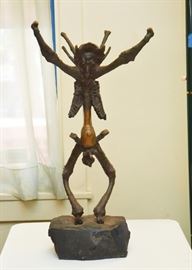 One of a Kind Bronze Sculpture (Created with Turkey Bones)