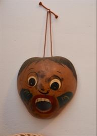Coconut Face / Mask Wall Hanging
