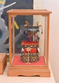 Japanese Miniature in Display Case
