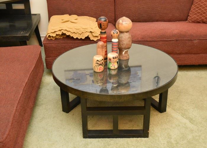 Vintage Round Cocktail / Coffee Table
