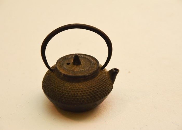 Miniature Cast Iron Teapot