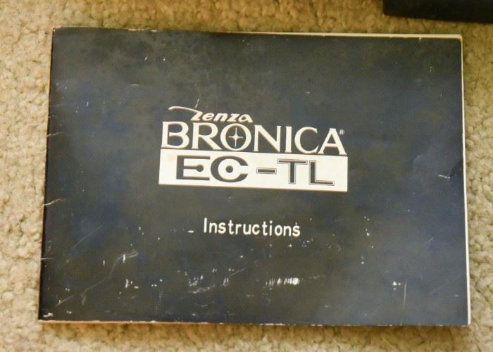 Vintage Zenza Bronica EC-TL Camera Set with Additional Lenses & Other Extras