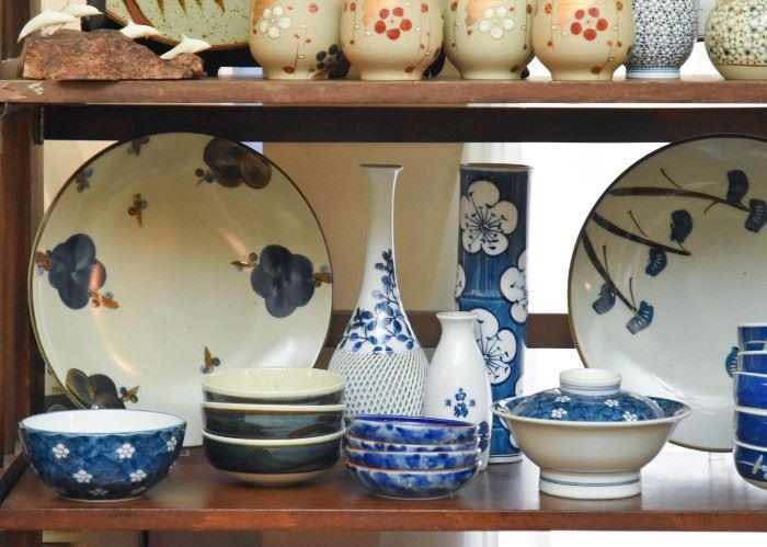 Japanese Dishes, Bowls, Plates & Vases