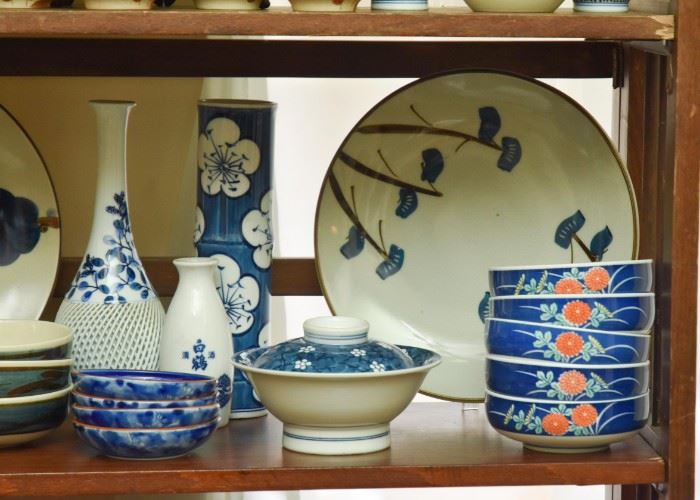 Japanese Dishes, Bowls, Plates & Vases
