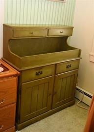 Vintage Dry Sink with Green Finish