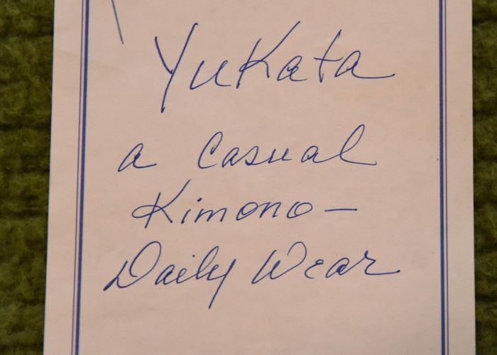 Vintage Japanese Yukata (Casual Kimono for Daily Wear)