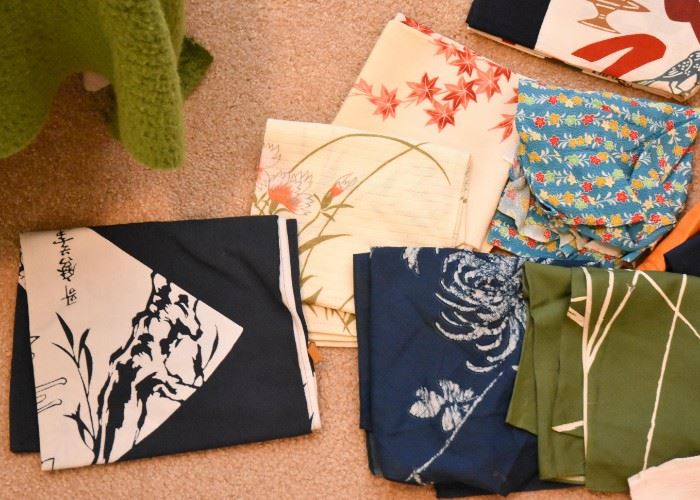 Japanese Linens - Furoshiki (Japanese Totes / Bags)