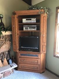 Corner Entertainment cabinet