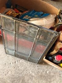leaded glass pieces
