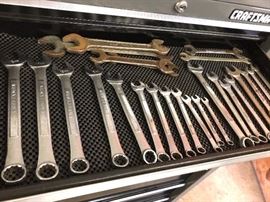 Craftsman wrenches, sold as a set