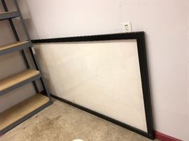 Large Wooden frame with plexiglass