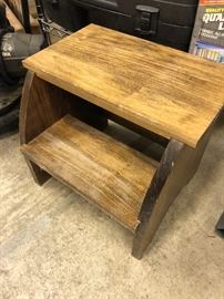 Wooden stepstool