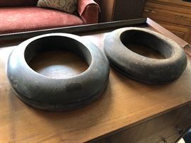 Antique wooden hat forms