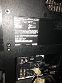 SONY Bravia 26" flat screen HDMI TV. KDL-V26XBR1 model