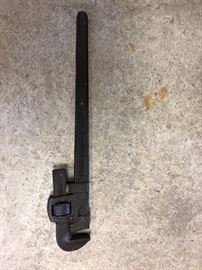 large pipe wrench