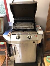 Charbroil Tru Infrared gas grill with cabinet