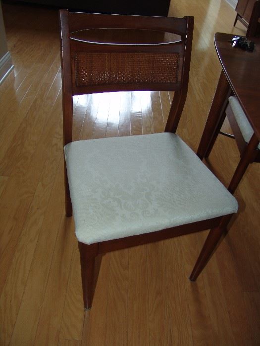Set of 6 Danish Modern Mahogany chairs