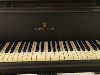 Keyboard of Steinway piano