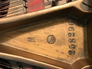 Steinway Piano ID number