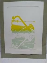 Reflection III, an Original Etching by Zemer   https://ctbids.com/#!/description/share/49705