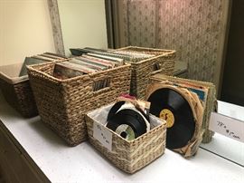 Vintage vinyl....LP’s, 78’s and 45’s.