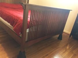 Queen size art and crafts bed and mattress, Sunday price $100