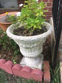 Large urn planter, Sunday price $20
