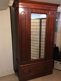 Antique Mahogany Wardrobe --Sunday price $90