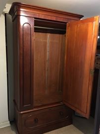 Antique Mahogany Wardrobe --Sunday price $90