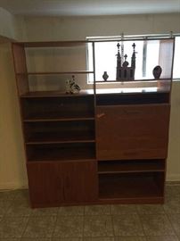teak entertainment center, Sunday price $45 