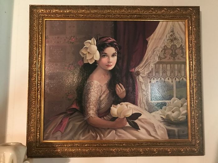 Patti bannister canvas transfer southern belle