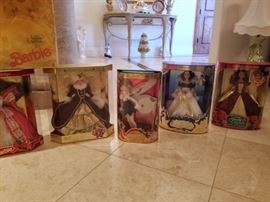 Collection of Barbies