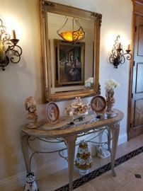 Fabulous entry table and Mirror