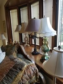 Great assortment of lamps