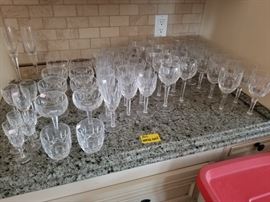 Nice selection of Waterford Stemware!