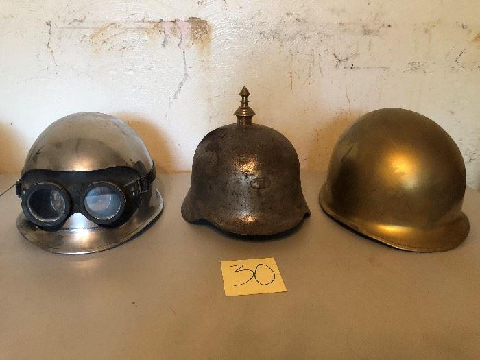 3 Military Helmets https://ctbids.com/#!/description/share/48256