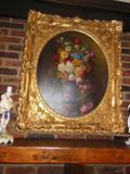 Large ornate oil