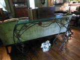Sofa / Entry glass & iron table