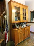 Beautiful large pine hutch.