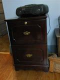 Wood legal file cabinet