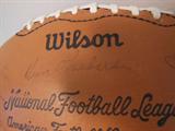 Said to be Green Bay Packer 60's team signed football