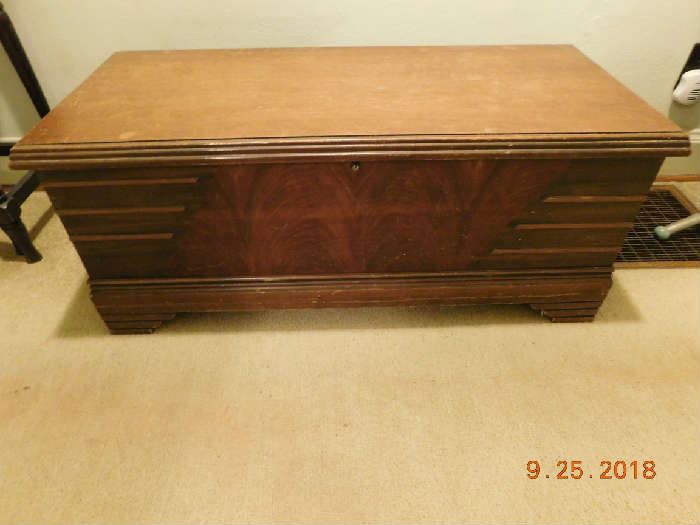 Cedar chest.