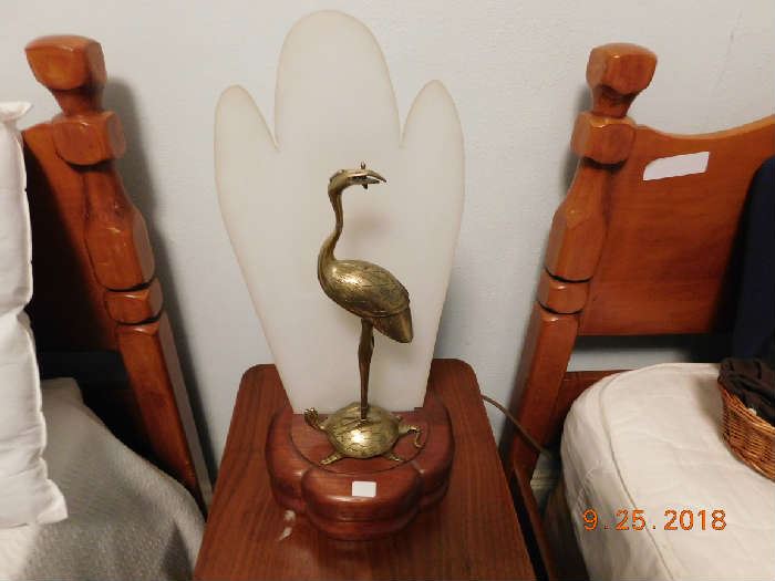 Art Deco lamp.