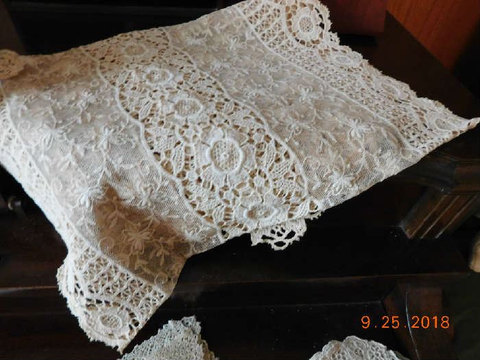 Vintage handmade lace.