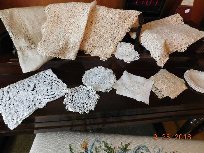 Vintage handmade lace.