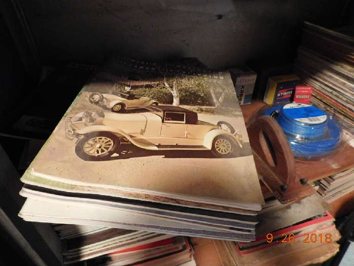 Vintage car magazines