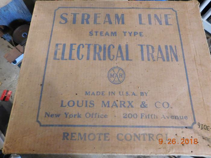 Vintage Louis Marx train set.