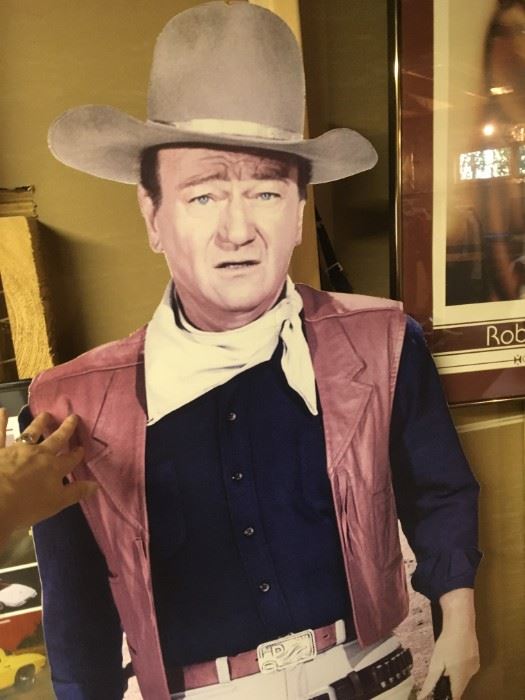 John Wayne life-size cardboard figure
