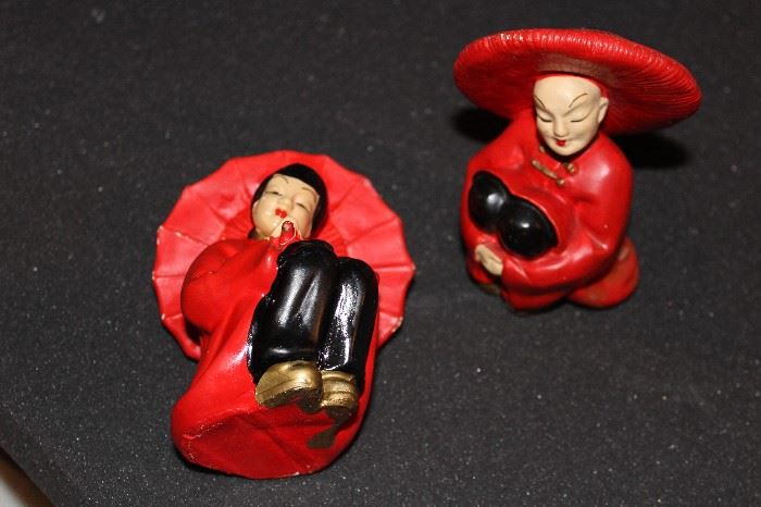 Vintage Asian novelty figurines , more like it at sale.