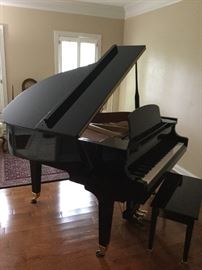 Wurlitzer Baby Grand Ebony Piano
